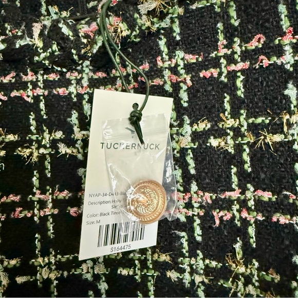Tuckernuck Holly Tinsel Tweed Jackie Dress Sz M - Picture 10 of 11